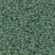 Miyuki rocailles Perlen 11/0 - Turquoise lined light topaz luster 11-374